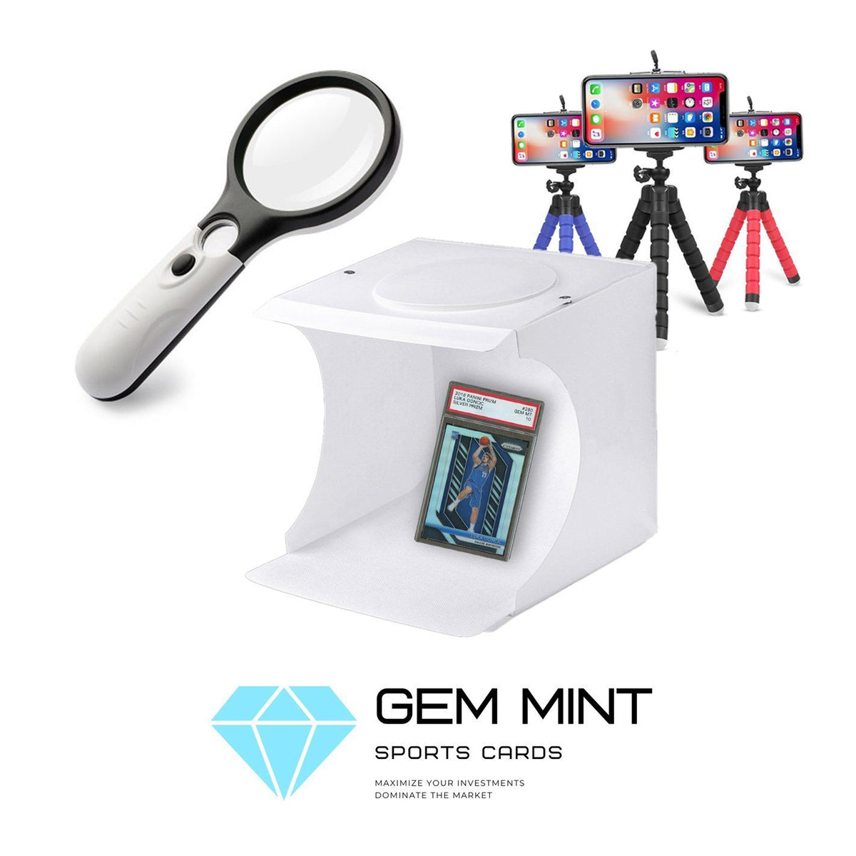 Gem Mint Sports Card Grading Tool / Cleaning Kit , NEW 2021